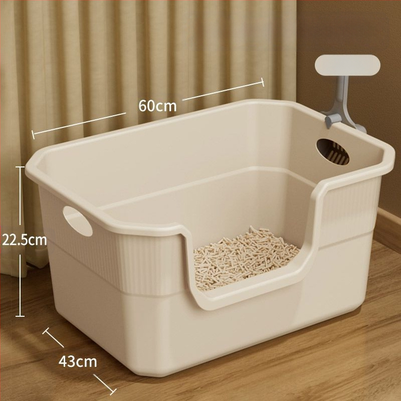 Prijenosni umivaonik za mačji WC, veliki umivaonik za mačji WC koji se montira na automobil, sklopivi prijenosni umivaonik za mačji WC s zaštitom od prskanja