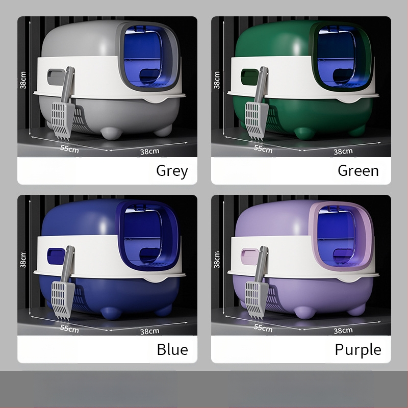 Kutija za mačji pijesak, prevelika, velika, mačji WC, ultraljubičasta sterilizacija, potpuno zatvorena, kutija za mačji pijesak, veleprodaja kutija za mačji pijesak