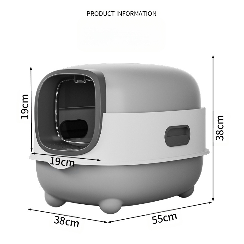Kutija za mačji pijesak, prevelika, velika, mačji WC, ultraljubičasta sterilizacija, potpuno zatvorena, kutija za mačji pijesak, veleprodaja kutija za mačji pijesak