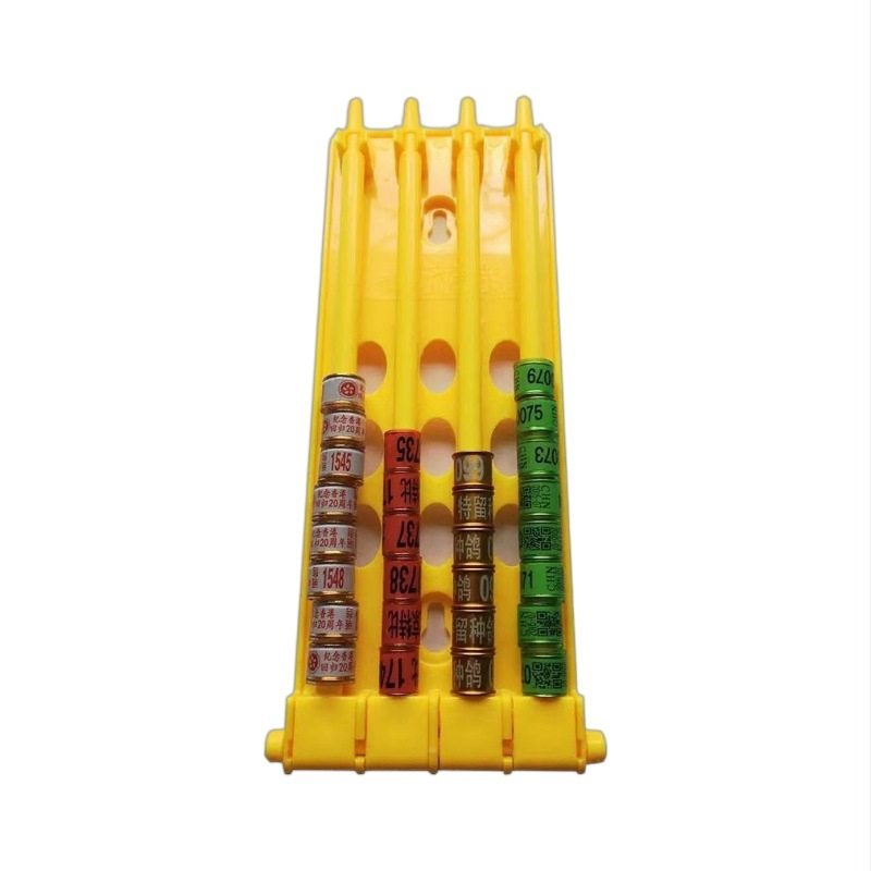 Stalak za prstenove za noge goluba za pribor za trkaće golubove, sigurnosna kopča za zviždaljke za golube u automobilu, prsten za noge goluba, stalak za pohranu prstenova za noge goluba