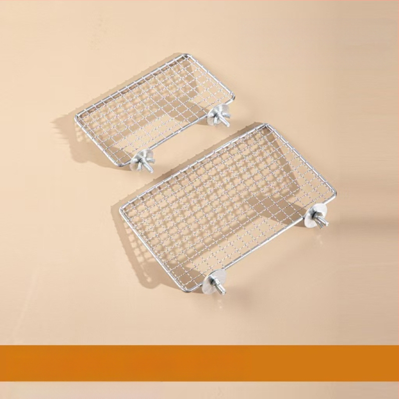 Платформа за играчки за папагал, мрежеста платформа от неръждаема стомана, платформа за игра от тигрова кожа, платформа от черен феникс, аксесоари за клетка за птици, принадлежности за птици