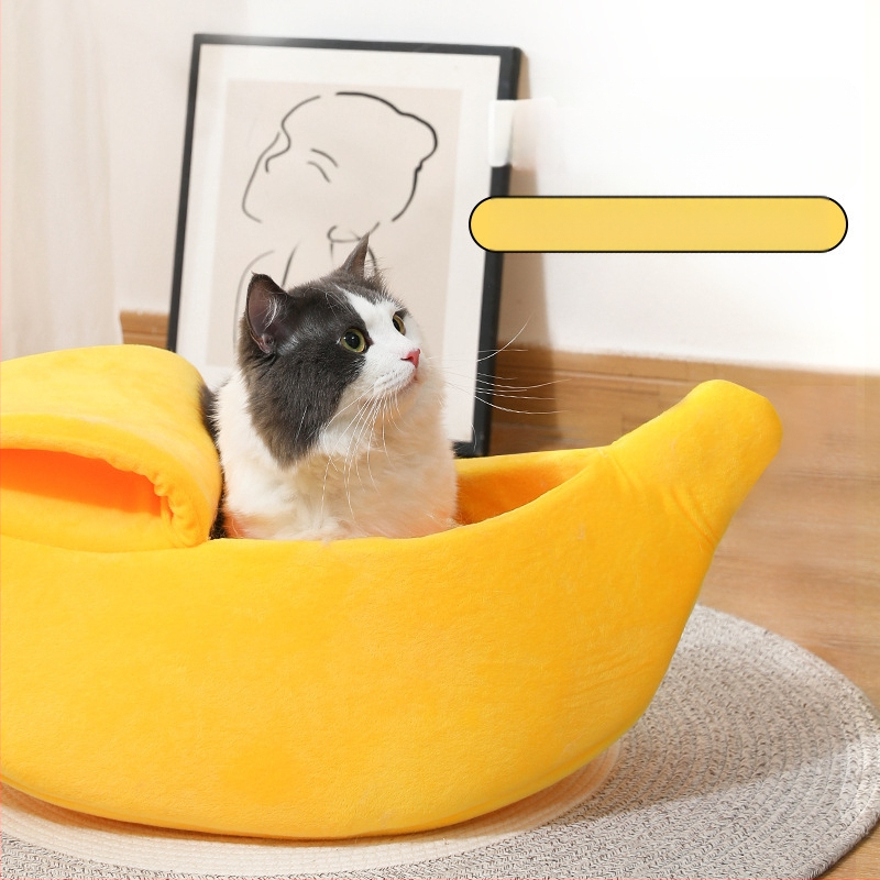 Трансгранично ново креативно кучешко развъдникче с анимационен филм от Amazon, развъдник за котки с четири сезона, универсално зимно топло, миещо се, гнездо за банани за домашни любимци