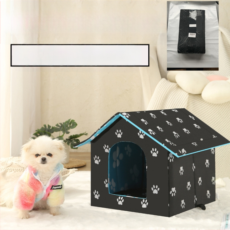 Kućica za mačke preko granice, vanjska vodootporna kućica za mačke i pse, kućica za kućne ljubimce, uklonjiva i periva vila za mačke, topla kućica za mačke i pse zimi