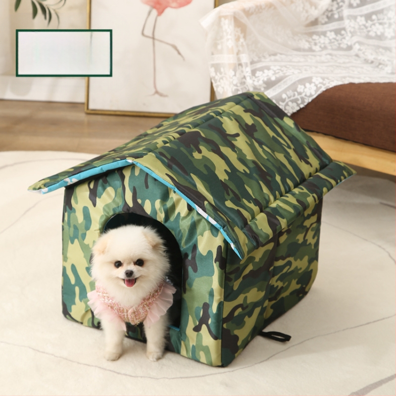 Kućica za mačke preko granice, vanjska vodootporna kućica za mačke i pse, kućica za kućne ljubimce, uklonjiva i periva vila za mačke, topla kućica za mačke i pse zimi