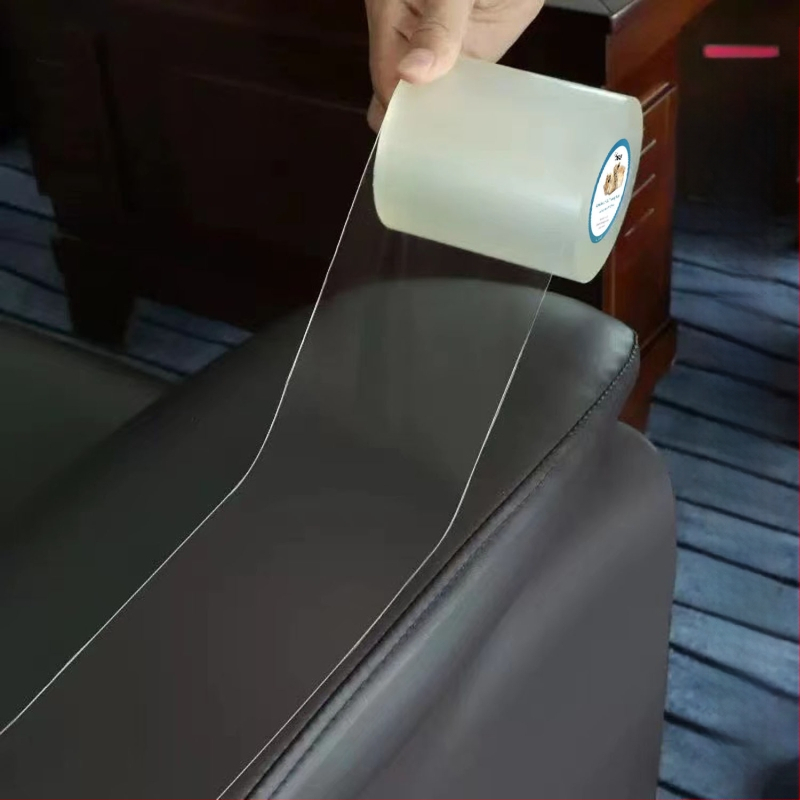 Vienpusė apsauginė juosta augintiniams nuo įbrėžimų, permatoma, atspari įbrėžimams, baldų apsauga nuo šunų įbrėžimų