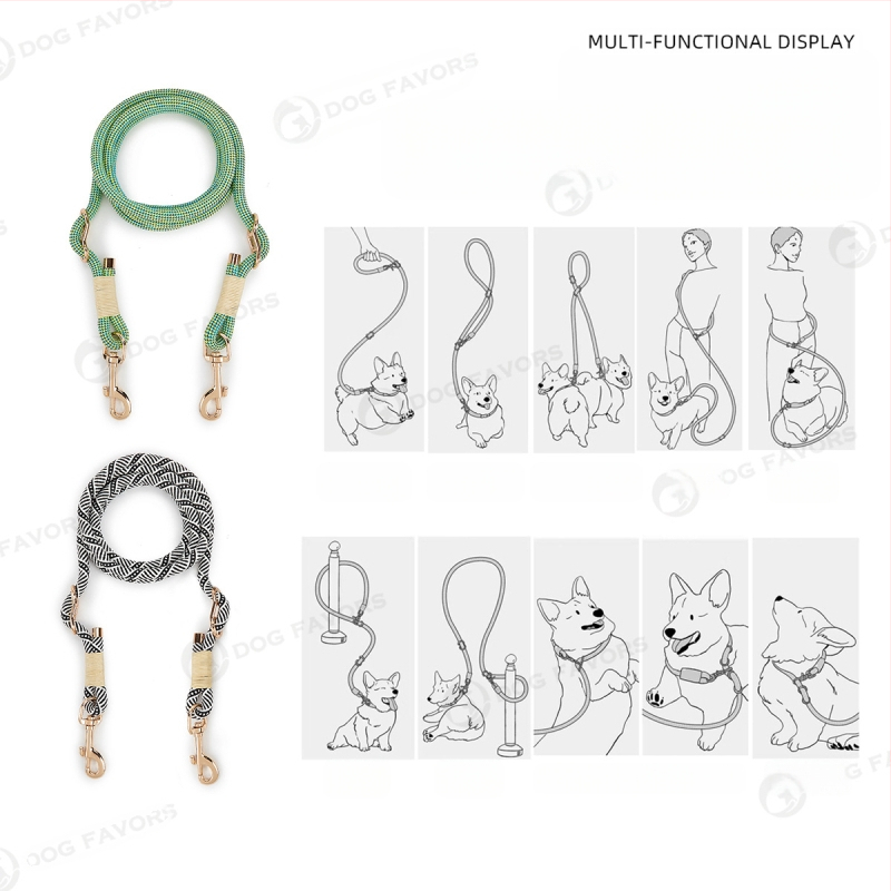 Найлонова каишка за домашни любимци Cross-Border за малки и средни кучета, каишка за кръстосано носене на кръста за разхождане на кучета, многофункционална каишка за кучета