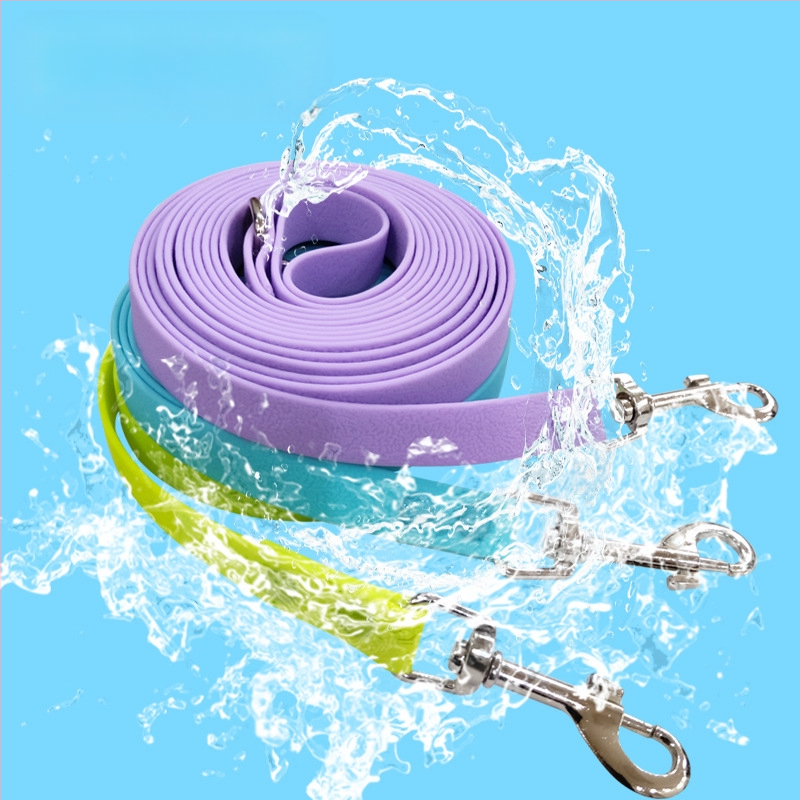 Amazon Горещо продавано PVC въже за теглене на домашни любимци Водоустойчиви продукти за кучета По-дълъг колан за теглене на домашни любимци Устойчиво на износване въже за разходка на кучета