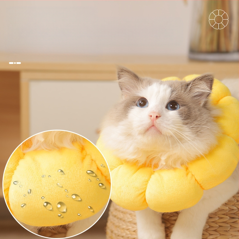 Нашийник за домашни любимци Sunflower Elizabeth Нашийник за котки Elizabeth Нашийник за кучета Стерилизиран нашийник против облизване