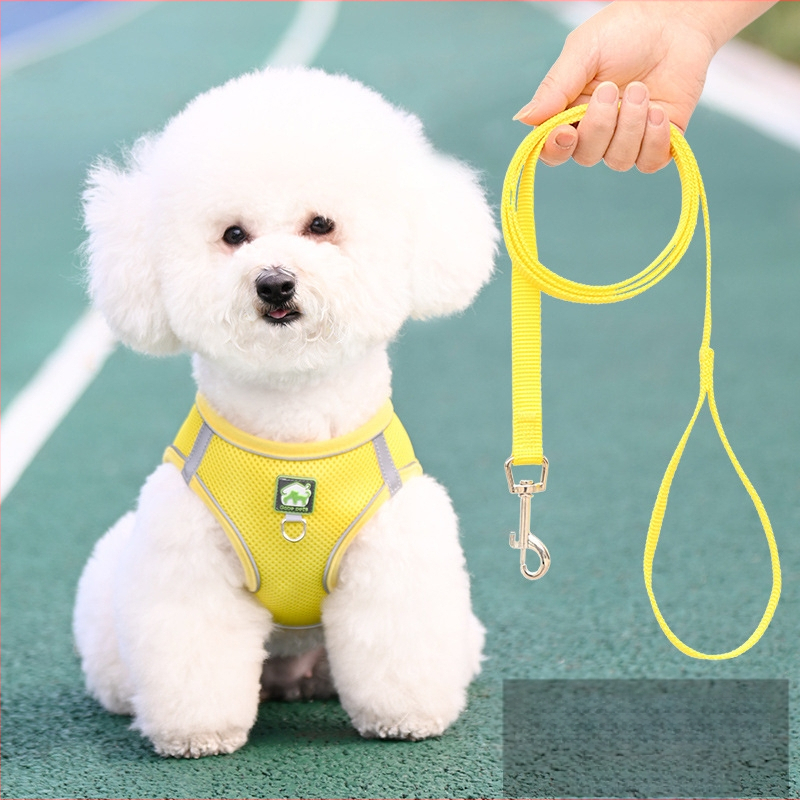 Жилетка за кучешка каишка, светлоотразителна каишка за гърди с плюшено мече Bimi, верига за разходка с куче