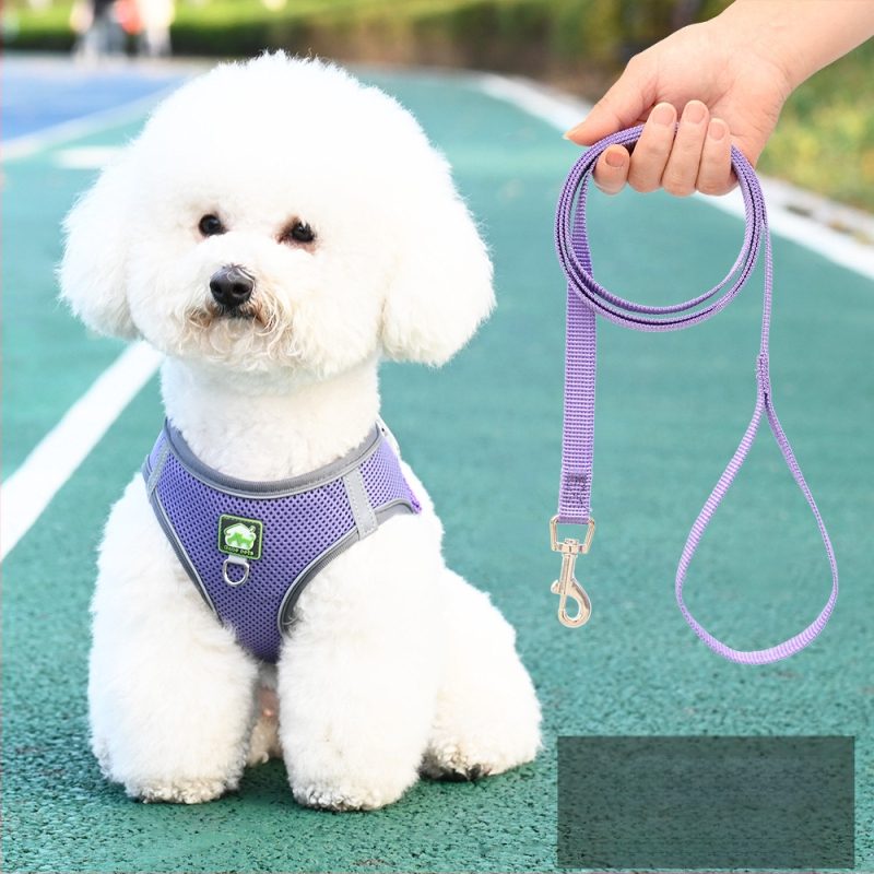 Жилетка за кучешка каишка, светлоотразителна каишка за гърди с плюшено мече Bimi, верига за разходка с куче