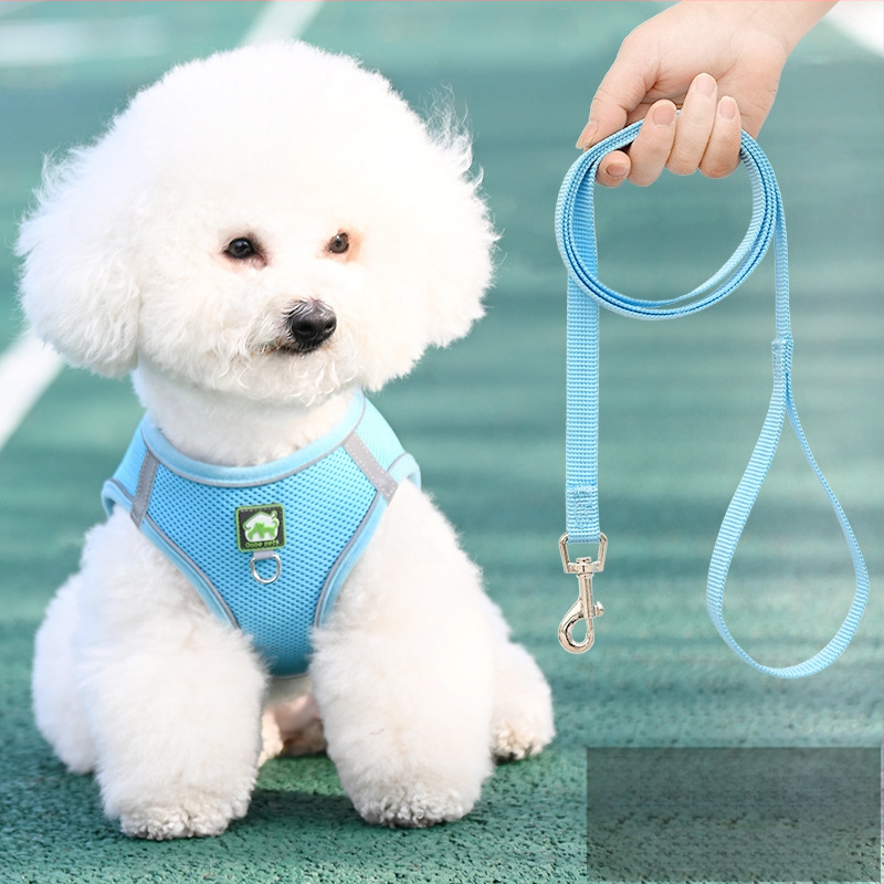 Жилетка за кучешка каишка, светлоотразителна каишка за гърди с плюшено мече Bimi, верига за разходка с куче