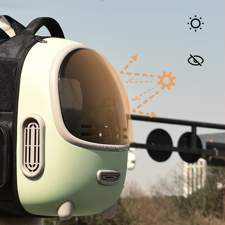 na zalihi veleprodaja ljetna svježa torba za mačke, super prozračna antistresna torba za mačke, prozirna kutija za zrak za kućne ljubimce na ramenu