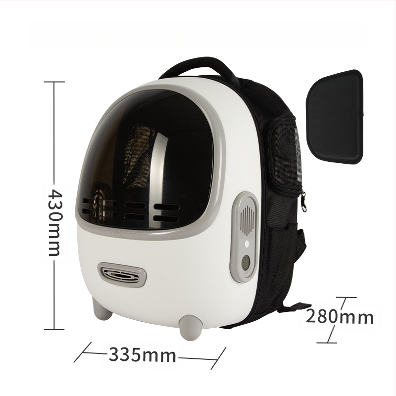 na zalihi veleprodaja ljetna svježa torba za mačke, super prozračna antistresna torba za mačke, prozirna kutija za zrak za kućne ljubimce na ramenu