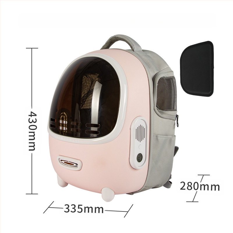 na zalihi veleprodaja ljetna svježa torba za mačke, super prozračna antistresna torba za mačke, prozirna kutija za zrak za kućne ljubimce na ramenu