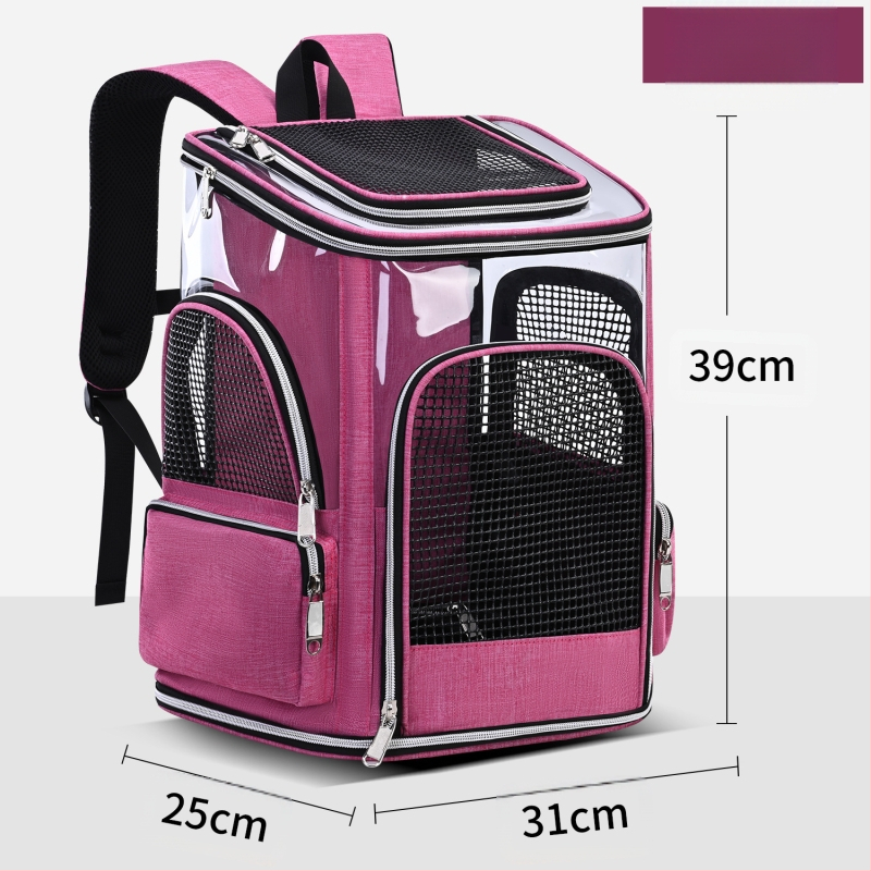 Nova torba za mačke, prozračna, izlazna prijenosna torba za kućne ljubimce, ruksak za kućne ljubimce velikog kapaciteta, protiv hitnih slučajeva