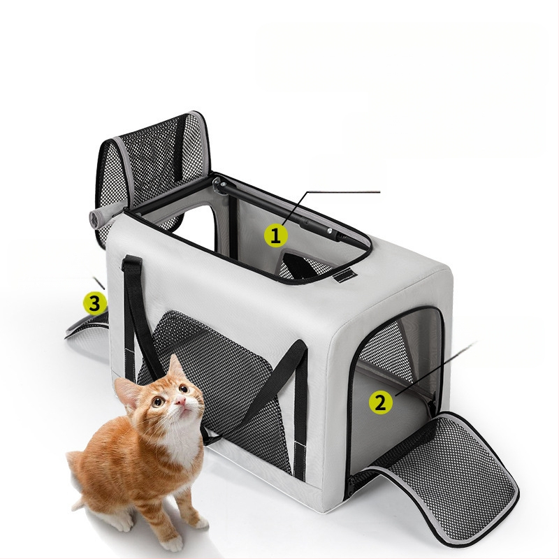 XZ Nova kolica za kućne ljubimce Teddy Bixiong za pse i kućne ljubimce, torba za izlazak, sklopiva i prijenosna