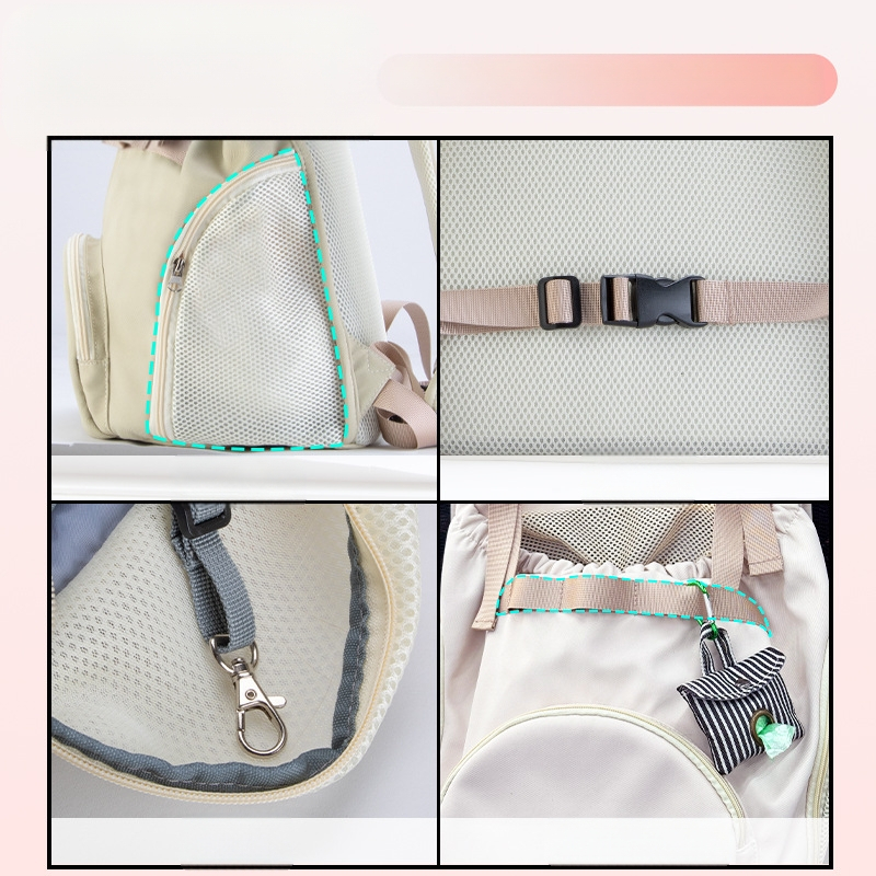 Чанта за кучета, преносима чанта за домашни любимци, чанта за гърди за котки, зимна топла раница с каишка за гърди за котки