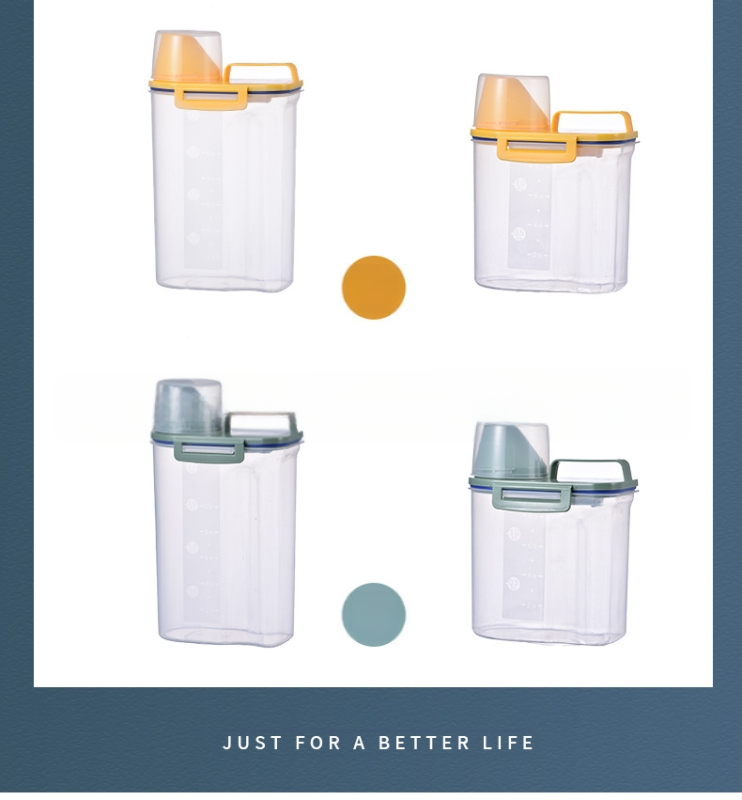 Lemmikloomade kaasaskantav teravilja hoiustamise ämber kassitoidu koeratoidu ämber suure mahutavusega suletud paagiga niiskuskindel kassitoidukarp majapidamises kasutatava kassitoidu karp