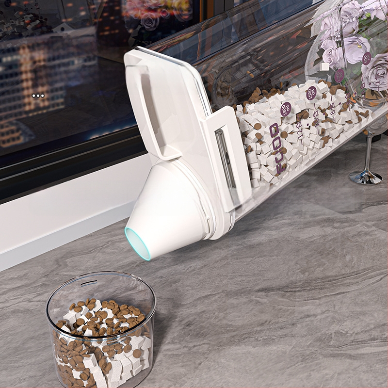 Lemmikloomade kaasaskantav teravilja hoiustamise ämber kassitoidu koeratoidu ämber suure mahutavusega suletud paagiga niiskuskindel kassitoidukarp majapidamises kasutatava kassitoidu karp