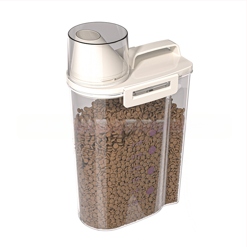 Lemmikloomade kaasaskantav teravilja hoiustamise ämber kassitoidu koeratoidu ämber suure mahutavusega suletud paagiga niiskuskindel kassitoidukarp majapidamises kasutatava kassitoidu karp