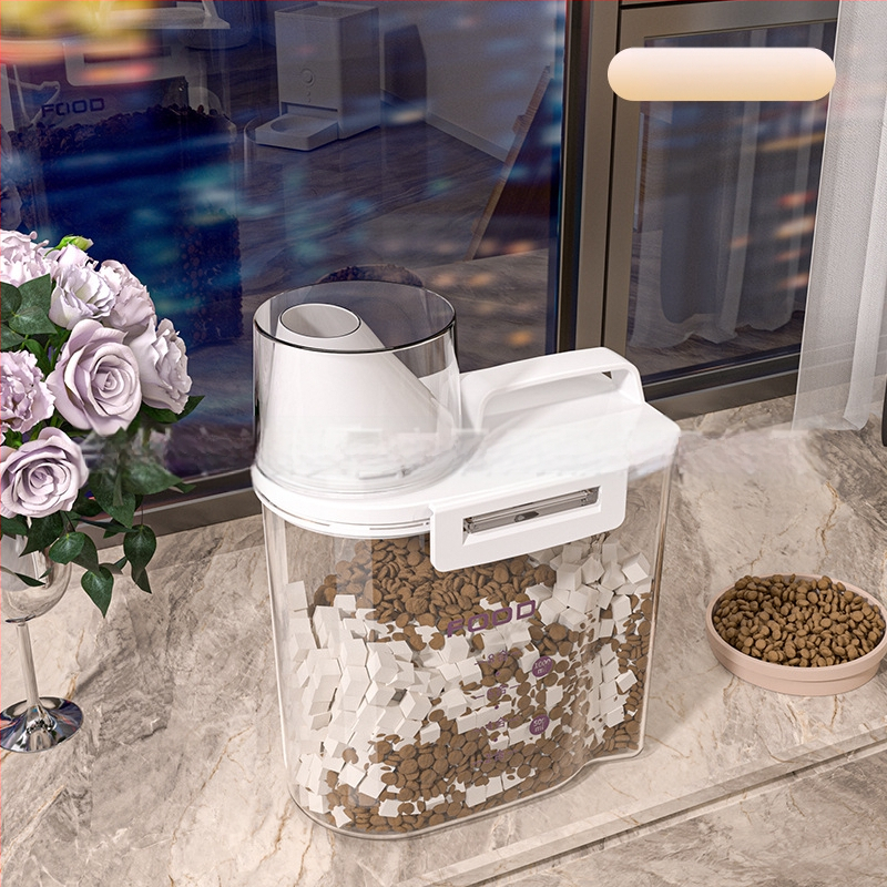 Lemmikloomade kaasaskantav teravilja hoiustamise ämber kassitoidu koeratoidu ämber suure mahutavusega suletud paagiga niiskuskindel kassitoidukarp majapidamises kasutatava kassitoidu karp