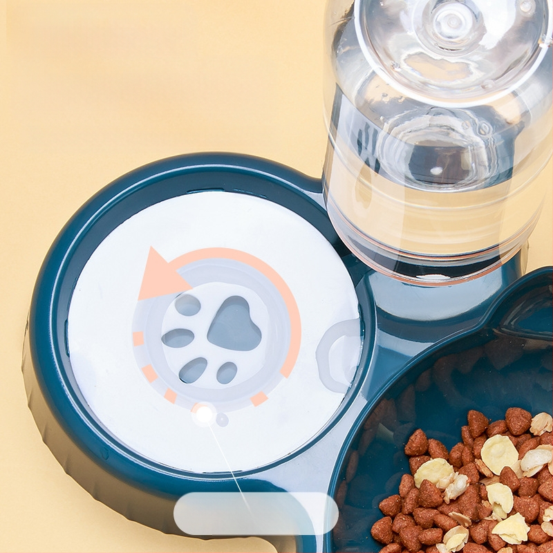 Pisică bol hrană pentru pisici oală dublă bol protecție coloană cervicală bol de băut automat anti-răsturnare pisică hrană oală oală câini animale de companie provizii