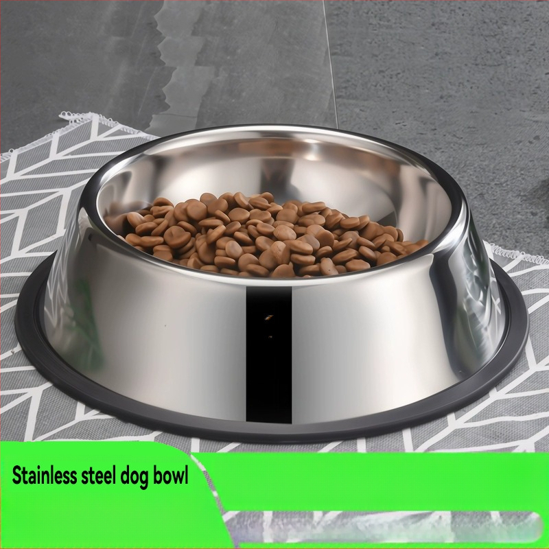 Купа за кучета от неръждаема стомана, антидетонираща купа за кучета, голяма хранилка за кучета, голяма купа за кучета