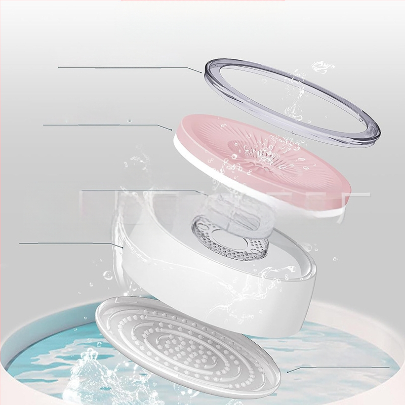 Noul bol de apă pentru animale de companie de mare capacitate de 3L de la Amazon, cu gură neumedată și anti-șoc, plutitor pentru animale de companie, bol cu hrană lentă