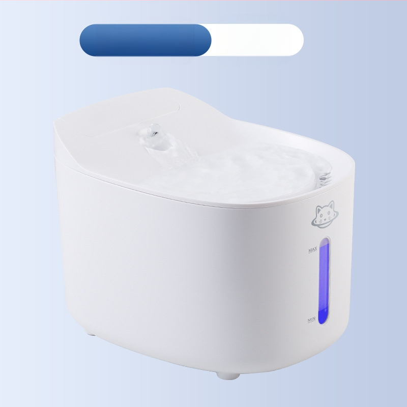 Диспенсър за вода за котки, питейна вода за кучета, домашни любимци, автоматичен циркулационен диспенсър за питейна вода за котки, течаща купа за вода, поилка за вода