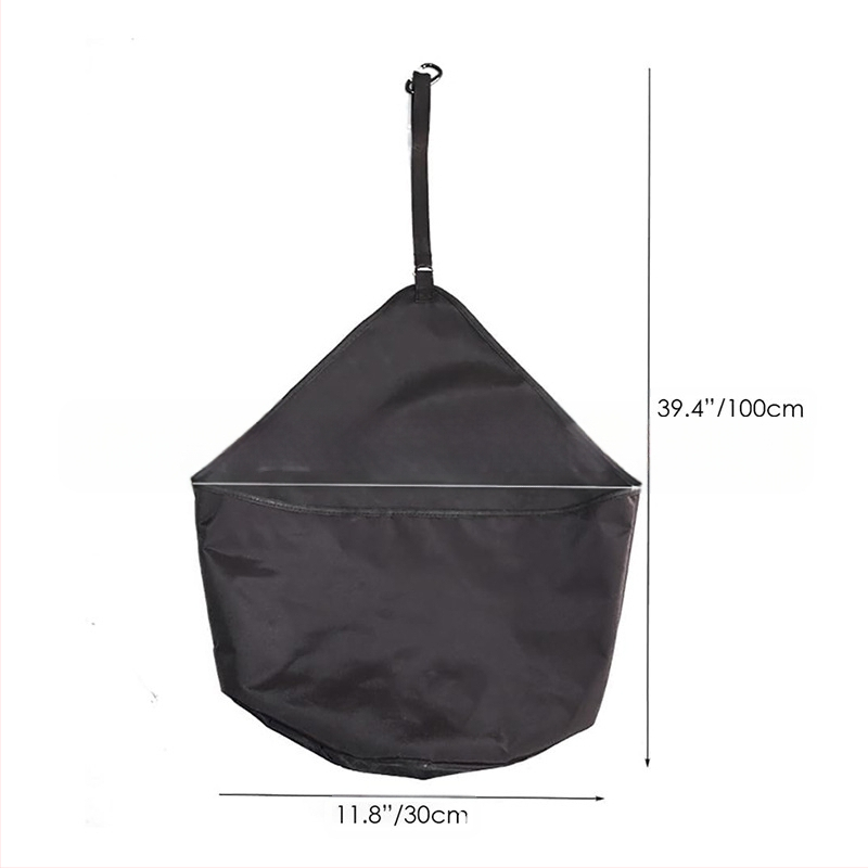 Висяща стойка за кофи за ремарке за коне, чанта за съхранение, висяща кофа за храна за коне, висяща чанта за хранене, 5-галонова кофа за съхранение на коне