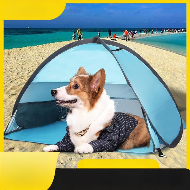 Палатка за кучета Crossborder Explosions Pop-up, налична за вътрешна и външна употреба, гнездо за котки, водоустойчива, дишаща, с качулка, слънцезащитен крем за външна употреба.