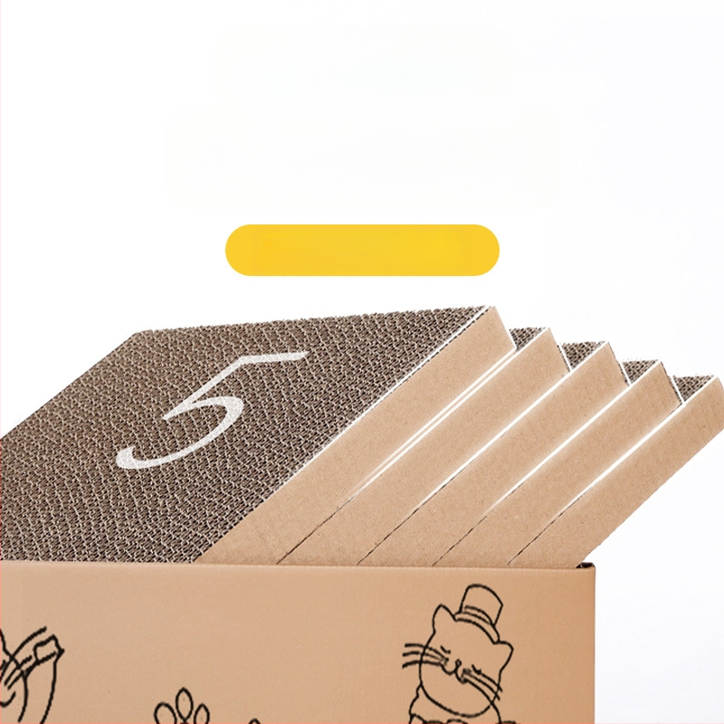 Határokon átnyúló forró rajzfilmminta táncoló macska hullámpapír macska kaparódeszka karom csiszoló tárgy környezetvédelem macska enyhíti fülledt és dörzsöli a haját játszik