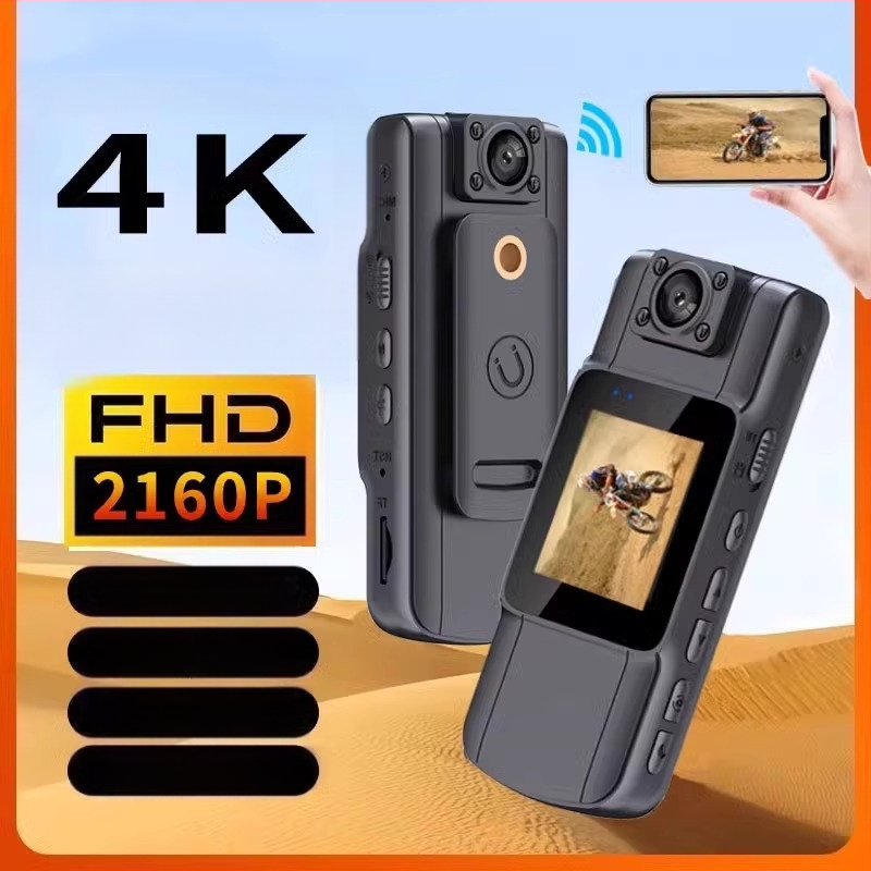 Prekogranična 4K Ultra HD kamera sa zaslonom, WiFi snimačem, video kamerom za nošenje na prsima, za sportsku vožnju i DV-om