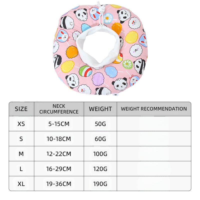 Mačka Elizabeth Ring Pokrivalo za glavu Mekani prsten za vrat sramota Protiv ugriza Postoperativni Protiv lizanja Vodootporni Kirurški pribor za sterilizaciju