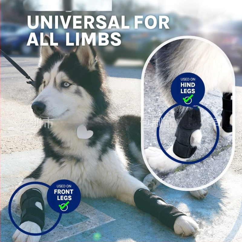 Zaštitna oprema za kućne ljubimce, zaštitna navlaka za noge za postoperativnu ozljedu noge, potpora za iščašenje koljenskog zgloba psa za potporu za koljeno psa