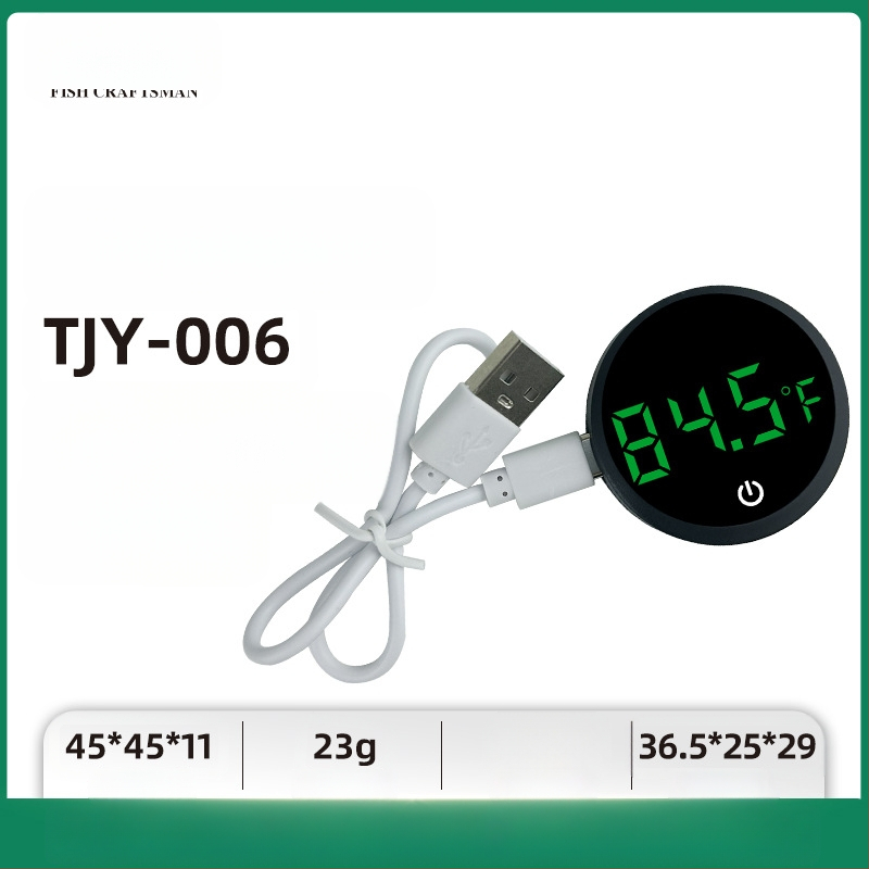 Akvariumo vandens temperatūros matuoklis, akvariumo žuvų bako termometras, LED mini elektroninis skaitmeninis termometras, tarpvalstybinis naujas termometras
