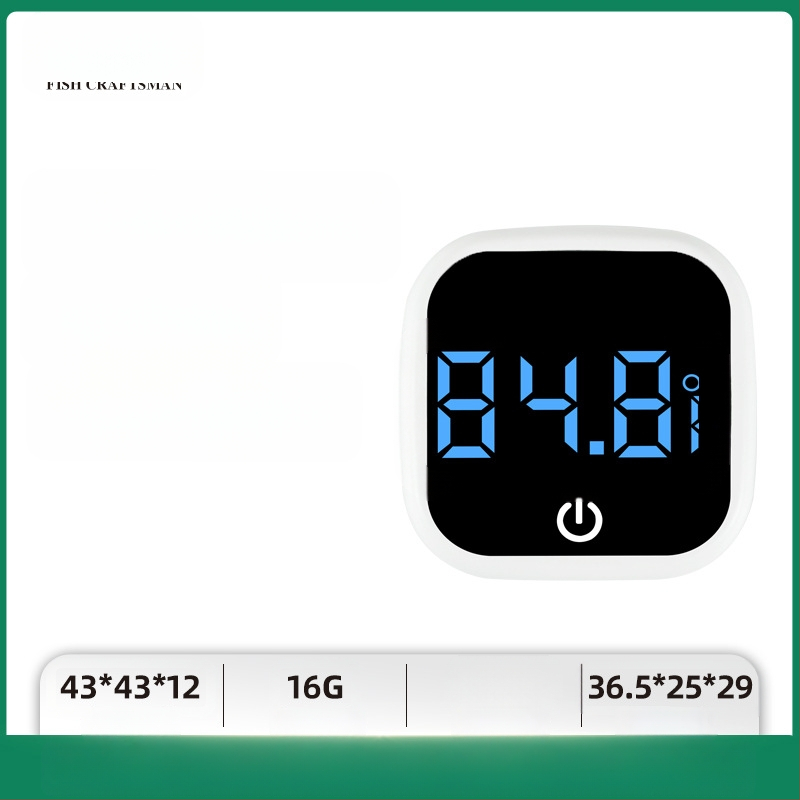 Akvariumo vandens temperatūros matuoklis, akvariumo žuvų bako termometras, LED mini elektroninis skaitmeninis termometras, tarpvalstybinis naujas termometras