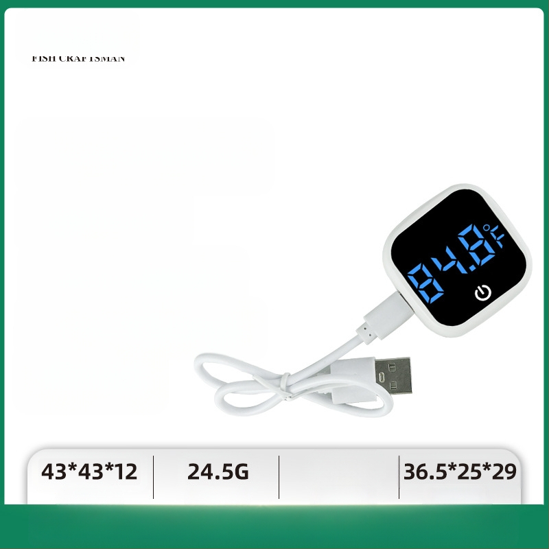 Akvariumo vandens temperatūros matuoklis, akvariumo žuvų bako termometras, LED mini elektroninis skaitmeninis termometras, tarpvalstybinis naujas termometras