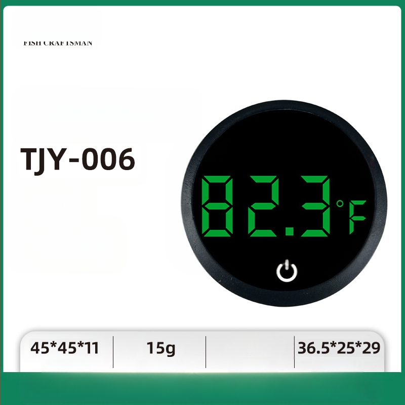 Akvariumo vandens temperatūros matuoklis, akvariumo žuvų bako termometras, LED mini elektroninis skaitmeninis termometras, tarpvalstybinis naujas termometras