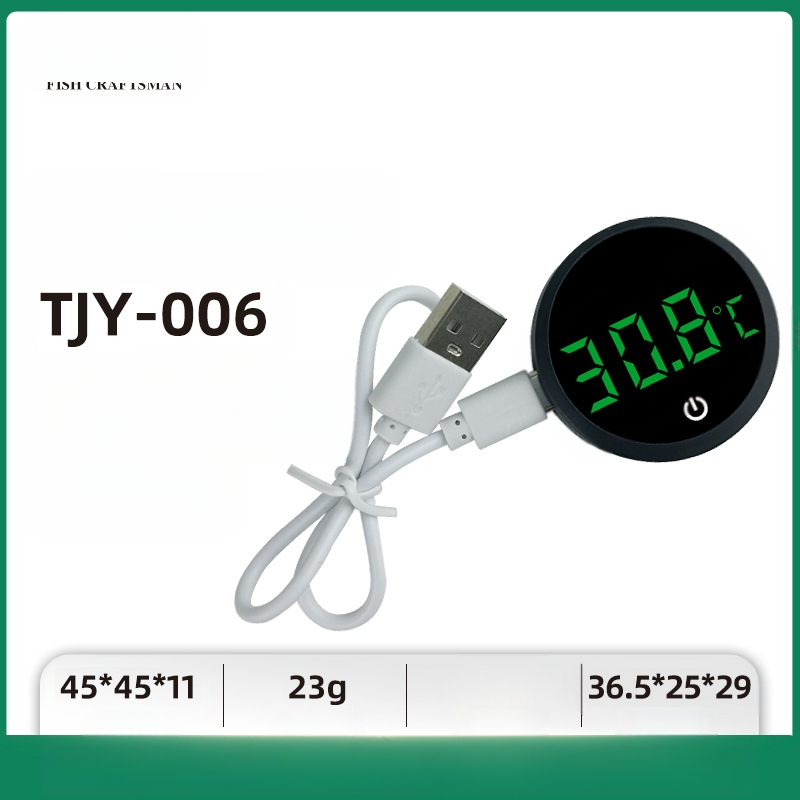 Akvariumo vandens temperatūros matuoklis, akvariumo žuvų bako termometras, LED mini elektroninis skaitmeninis termometras, tarpvalstybinis naujas termometras