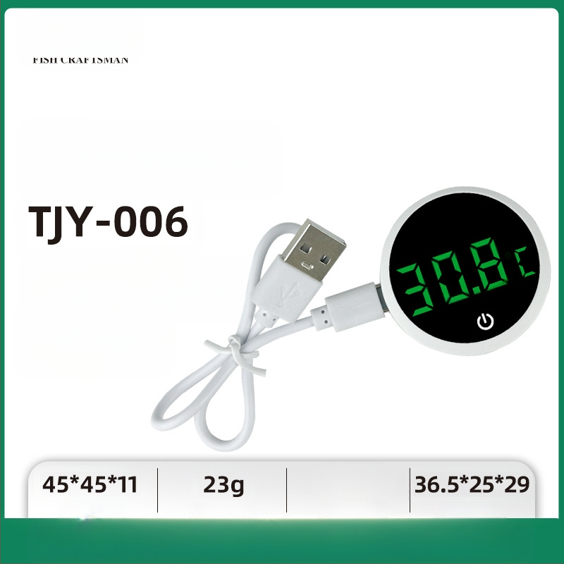 Akvariumo vandens temperatūros matuoklis, akvariumo žuvų bako termometras, LED mini elektroninis skaitmeninis termometras, tarpvalstybinis naujas termometras