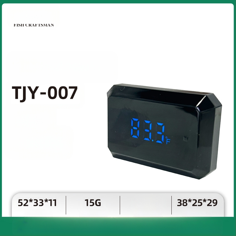 Akvariumo vandens temperatūros matuoklis, akvariumo žuvų bako termometras, LED mini elektroninis skaitmeninis termometras, tarpvalstybinis naujas termometras