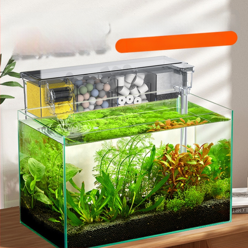 Akvariumo filtras, mažas išorinis krioklys, prie sienos tvirtinamas vėžlių filtras, mažas trijų viename filtras, tylus vandens siurblys, vandens valymo cirkuliacinis siurblys