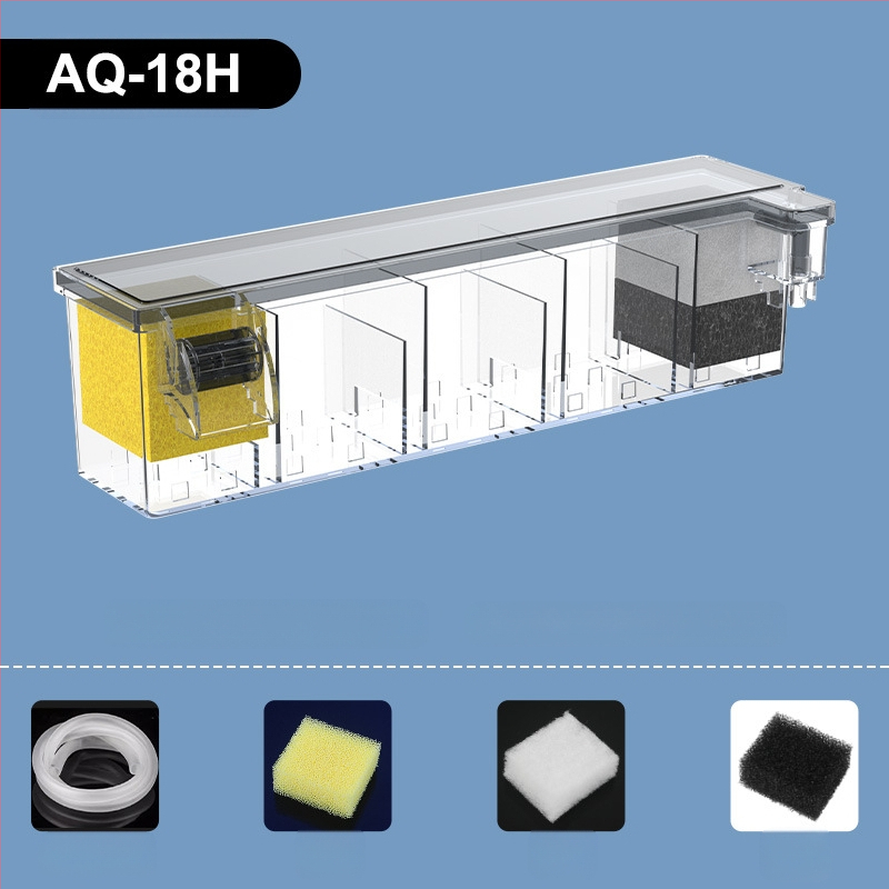 Akvariumo filtras, mažas išorinis krioklys, prie sienos tvirtinamas vėžlių filtras, mažas trijų viename filtras, tylus vandens siurblys, vandens valymo cirkuliacinis siurblys