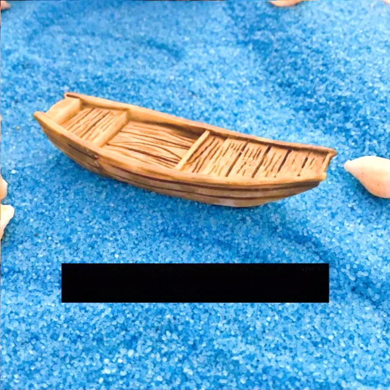 Микро пейзаж, мини лодка Jiangnan, рибарска лодка, занаятчийска лодка, океански аквариум, акваскейп, смола, „направи си сам“ декоративни орнаменти