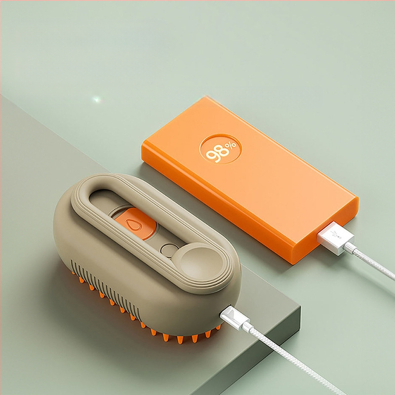 Prekogranični novi češalj za kućne ljubimce, električni češalj za masažu s raspršivačem, raspršivač s jednim klikom, protiv leteće dlake, masažna kupka na veliko