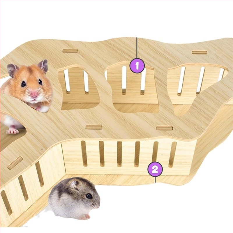 Drvene ljestve za hrčke, izbjegavanje stepenica, kućica za tunel, zlatni medvjed, igračka za penjanje, brezov lučni most, rupa u drvetu, proizvodi za uređenje okoliša