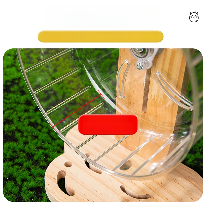 Wei Luo žiurkėno 18 cm bėgimo ratukas begarsis bėgimo takelis auksinis lokys ežiukas žaislas pilnas skaidrus didelis volelis reikmenys