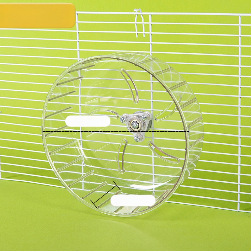 Wei Luo žiurkėno 18 cm bėgimo ratukas begarsis bėgimo takelis auksinis lokys ežiukas žaislas pilnas skaidrus didelis volelis reikmenys