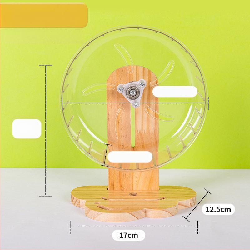Wei Luo žiurkėno 18 cm bėgimo ratukas begarsis bėgimo takelis auksinis lokys ežiukas žaislas pilnas skaidrus didelis volelis reikmenys